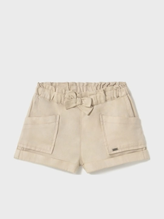 Mayoral Kids' Shorts/Bermudas Fabric Beige