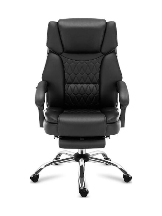 Stuhl Büro mit Armen Boss Schwarz Mark Adler