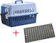Blue Dog Transport Cage 48x31.5x30cm