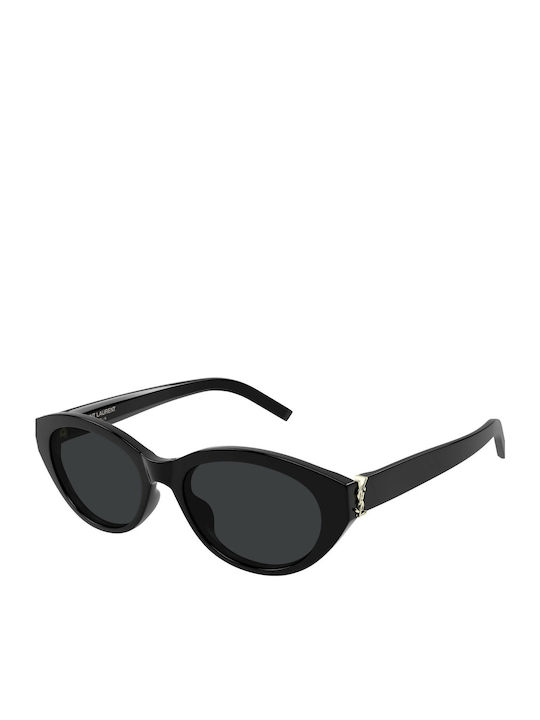 Ysl Feminini Ochelari de soare cu Negru Cadru și Negru Lentilă SL M148 001