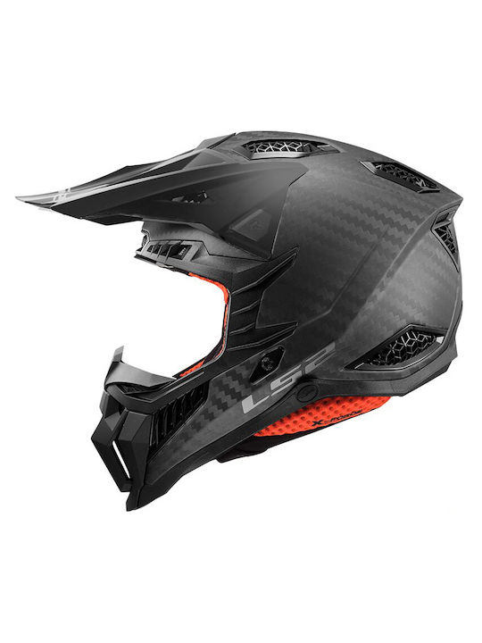 LS2 MX703 X-Force Matt Carbon Motorcycle Helmet...