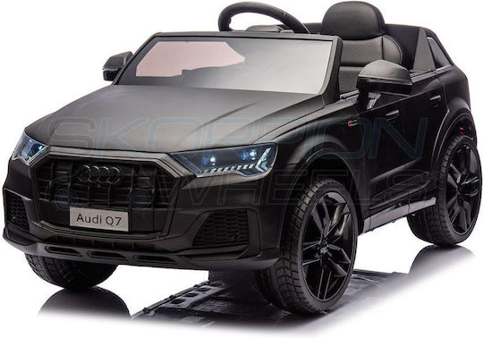 Audi Q7 Cu Un Loc Cu Telecomandă Licențiat 12 Volți Negru Pentru 1+ Ani