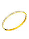 Oxzen Women's Bracelet Handcuffs made of Steel Gold Plated