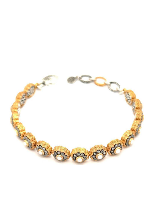 Dimitrios Exclusive Damen Armband aus Silber mit Perlen