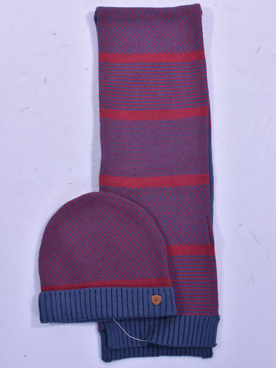 Set Căciulă Copil Burgundy
