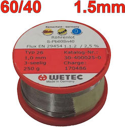 Donges Solder Tin 60/40 1.5mm Germany 250g 30-401025-0 Donges Solder Tin 60/40 1.5mm Germany 250g 30-401025-0