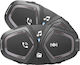 Interphone Active HD Ενδοεπικοινωνία Διπλή για Κράνος Μηχανής με Bluetooth