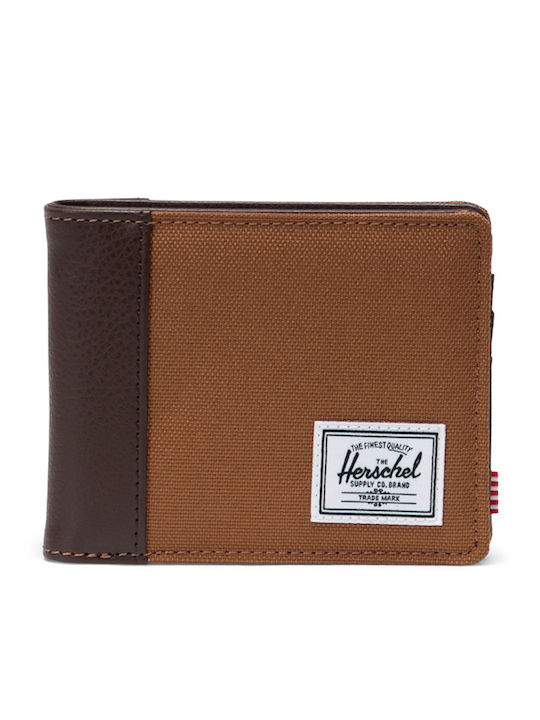 Herschel Hank Ανδρικό Πορτοφόλι με RFID Καφέ