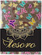 Tesoro Fabric Тетрадка 96 Листа Златист