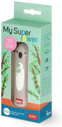 Legami Milano POW0029 Power Bank 4800mAh Koala Leg