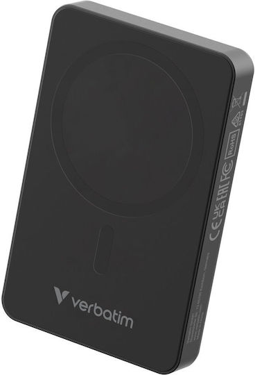 Verbatim Charge 'n' Go MagSafe Power Bank 10000mAh 20W с USB-C порт Power Delivery Черен