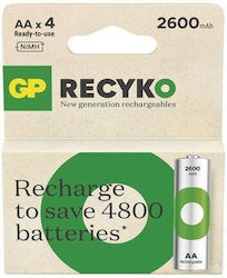 Genius Pack AA 600mAh 1.2V 4τμχ