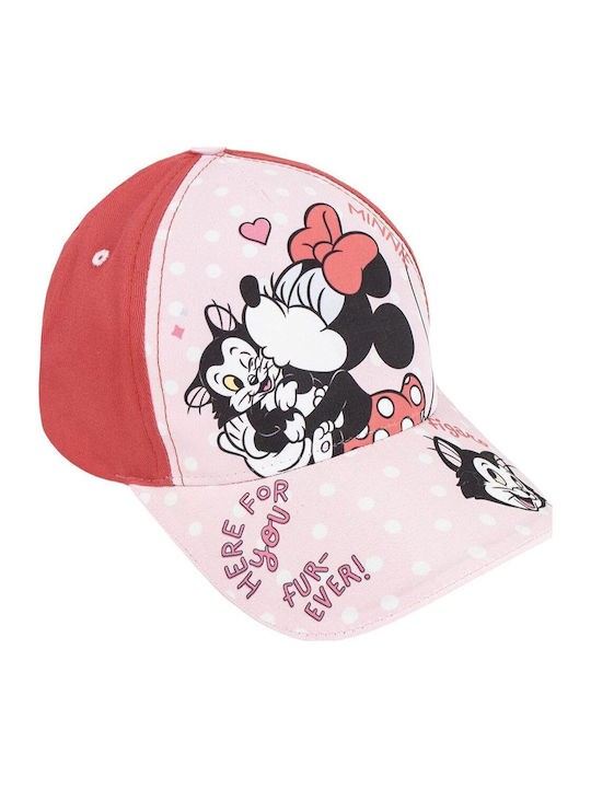 Minnie Mouse Детско шапка с козирка Текстил Червена