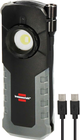 Brennenstuhl Φακός Συνεργείου Επαναφορτιζόμενος LED IP54 με Φωτεινότητα έως 1000lm Inspection