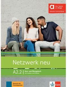 Netzwerk Neu A2.2 Kursbuch Und Arbeitsbuch Audio&video Online (hybride