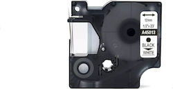 Dymo Лента За Етикетиране 7m x 12mm В Черен Цвят PRINTWORLD-2102