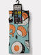 Κάλτσα #doyoudaresocks By Dimi Socks Digital Printed Casual Sushi Ds70037-μπλε