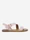 Flache Sandalen für Damen in Braun Farbe