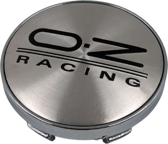 Capac Central Roată Oz-racing Argintiu-negru 60mm 1 Bucată