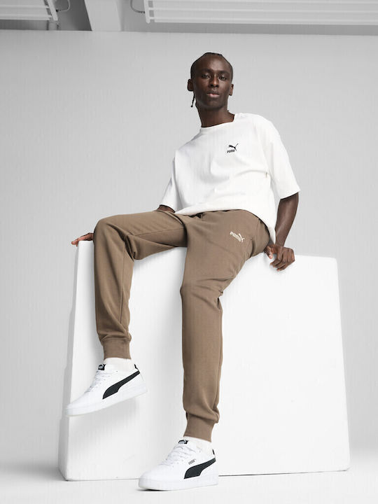 Sweatpants with Elastic Brown