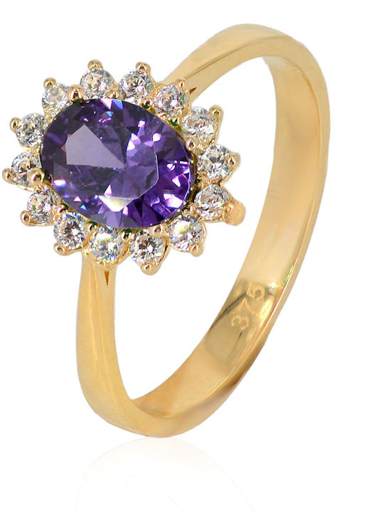 Tasoulis Jewellery Collection Μονόπετρο από Χρυσό 9K
