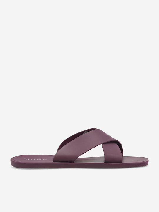 Dament Sandalen Burgundisch