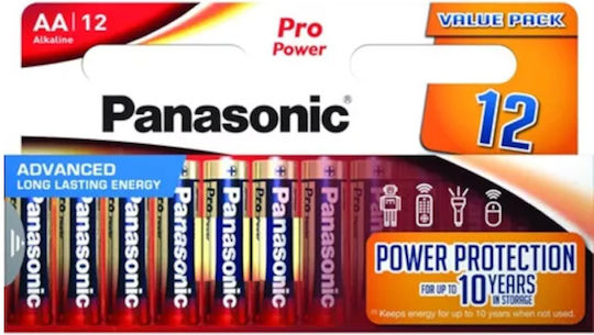 Panasonic Pro Power Алкални Батерии AA 1.5V 12бр