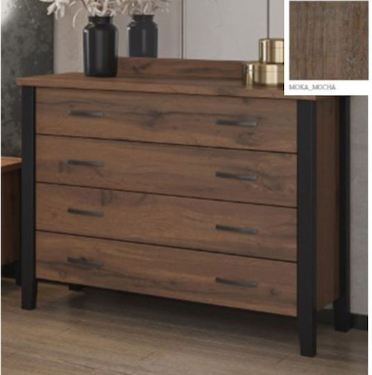 Masă de machiaj Mocha 100x45x82cm
