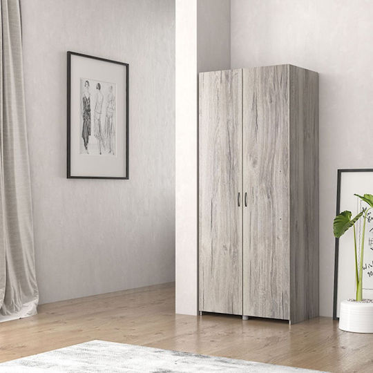 Double Door Wardrobe Ashtray 80x50x180cm
