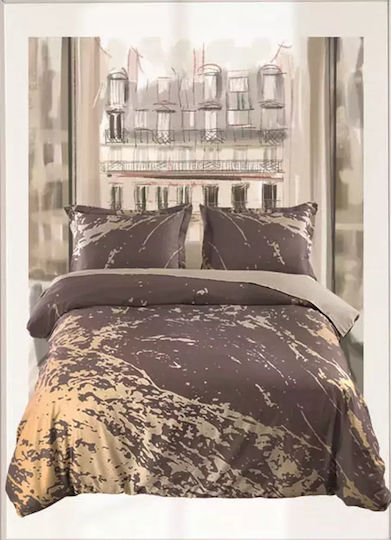 Makis Tselios Home Tagesdecke Übergröße Braun 240x250cm