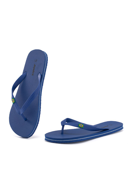 Jomix Herren Flip Flops Anatomisch Blau