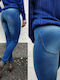 Damenjeans Push Up in Enger Passform Blue