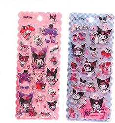 Hello Kitty Kuromi Sortiment Geprägte Sticker 20 Stk Hello Kitty Kuromi Sortiment Geprägte Sticker 20 Stk