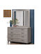 Bodenstehende Schminktisch Schlafzimmer Nr 9 Holz Nussbaum 93.5x44.5x81cm