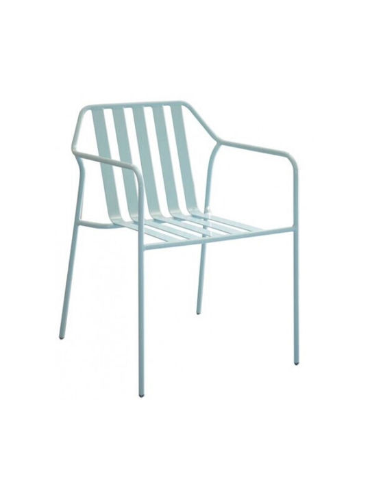 Outdoor Chair Metallic Verde 53x53x76cm