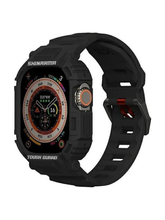 Skinarma Strap+mecha Cover 2in1 Apple Watch 49mm Black Skinarma Strap+mecha Cover 2in1 Apple Watch 49mm Black