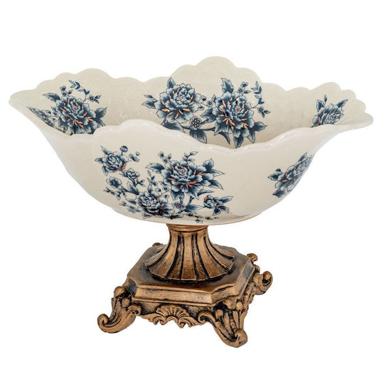 Iliadis Floral Bol Decorativ Polirosină Alb 32x20x20cm 1buc Iliadis Floral Bol Decorativ Polirosină Alb 32x20x20cm 1buc