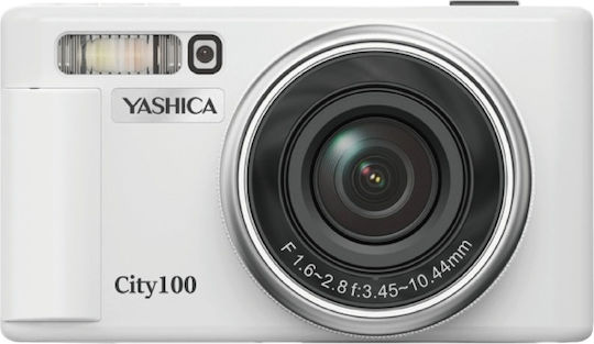 Yashica City 100 Cameră Foto Compactă 64MP Zoom Optic 3x Albă