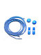 Marbet Shoelaces Elastic Blue 2pcs 120cm