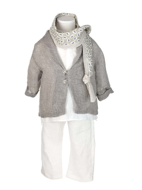 Kids' Set with Pants Summer 5pcs Beige