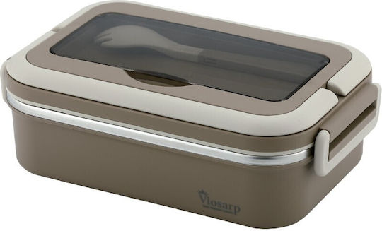 Viosarp Viosarp Inox Mittagsbox Mit Fächern Braune 1.2l