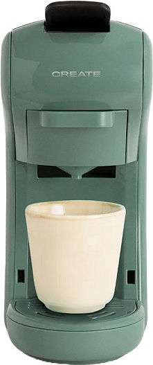 Create Potts Kapsel-Kaffeemaschine Nespresso Druck 19bar Grün