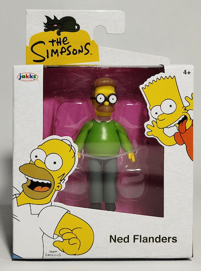 Jakks Pacific Ned Flanders Miniatur-Spaßspielzeug 6,35cm