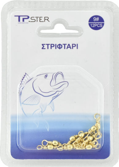 Tpster Στριφταρι Ψαρεματος 9# 1.5cm 12pcs 38109
