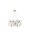 Eurolamp Ceiling Light Transparent for 8 Bulbs E14 72x74x60.7cm