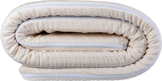 BestSleep Topper Cool Gel Topper, Removable Tencel Cover Extra-dublu Latex 160x190x4buc