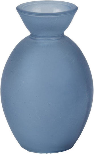 Beauty Home Dekorative Vase Glas Noam Blau F7xY10.5cm