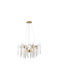 Eurolamp Pendant Ceiling Light Transparent for 6 Bulbs E14 72x59x56.8cm