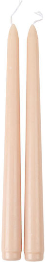 Beauty Home Ароматична Свещ Конус Розова 25см 2 Бройки
