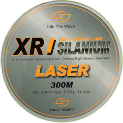 Fir de pescuit Sunset Xr Silanium Laser 300m Verde 0.30
